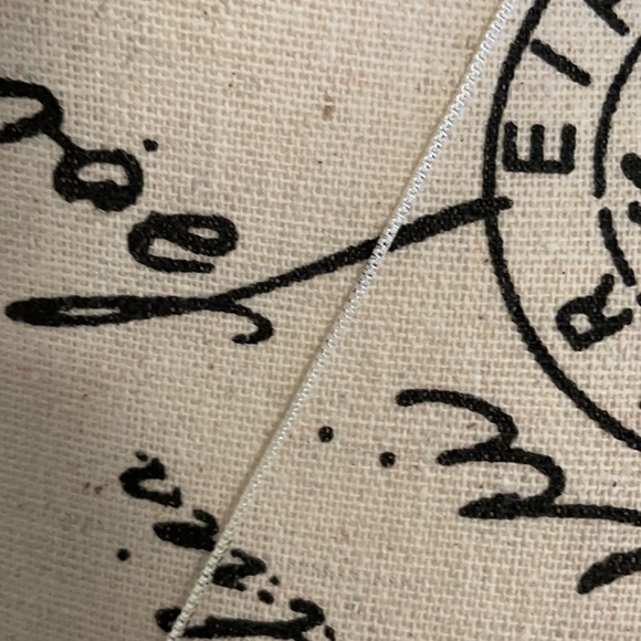 Silver-tone Statement Necklace with Round Pendant Handmade Upcycled Sustanible - Picture 6 of 6